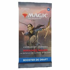 French - Commander Légendes Dungeons & Dragons La bataille de la porte de Baldur Booster de Draft